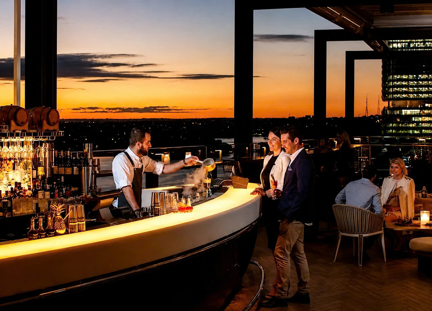 Le Ciel Sky Bar & Cigar Lounge tại La Perle Héritage